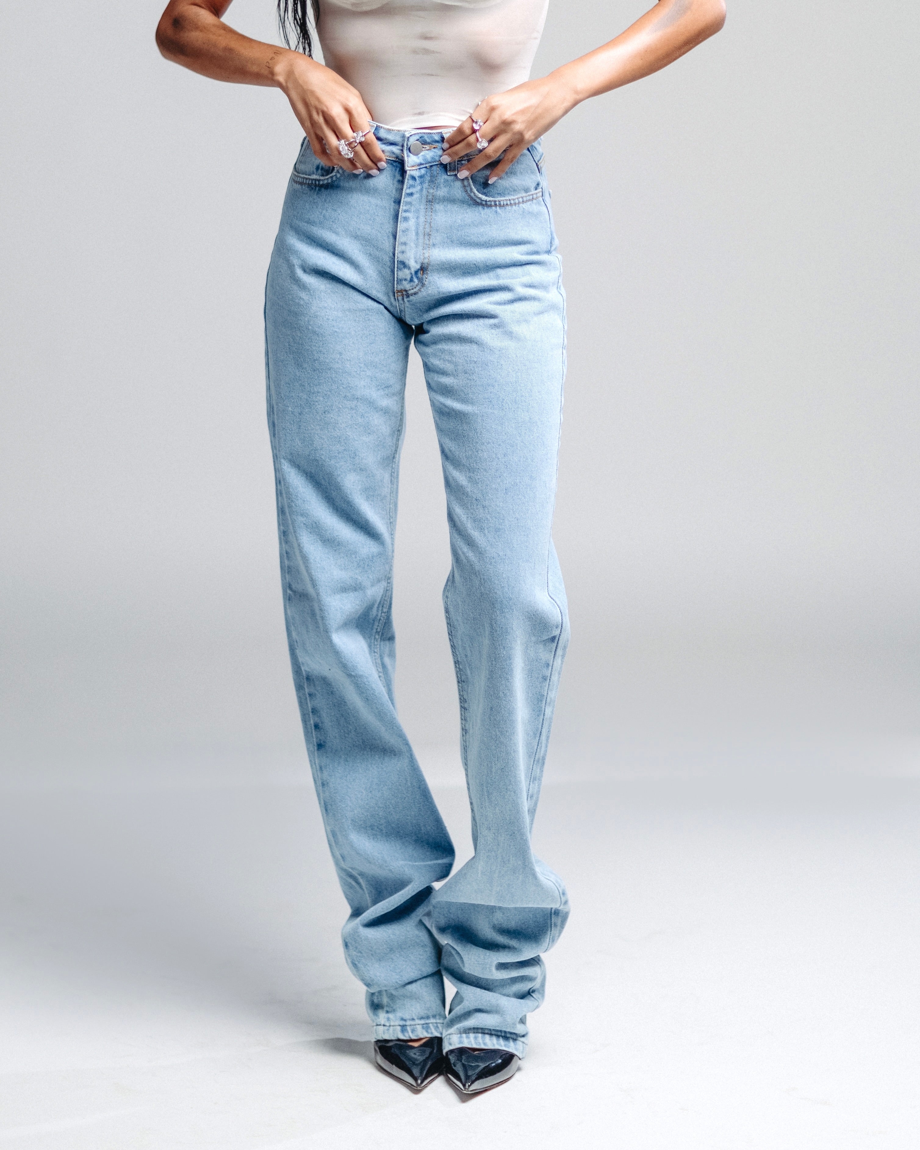 Jeans Long Icon Sky